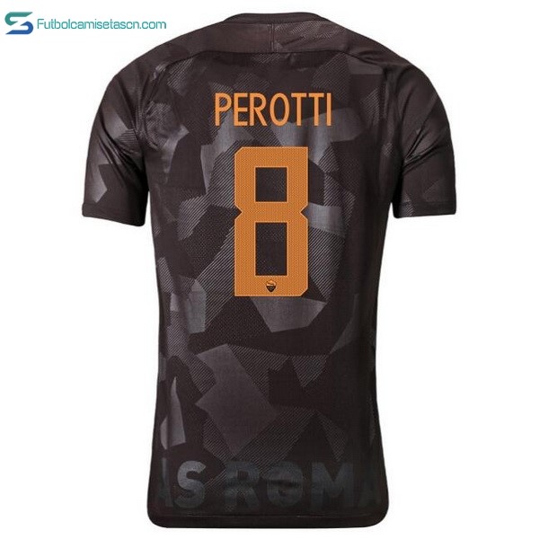 Camiseta AS Roma 3ª Perotti 2017/18